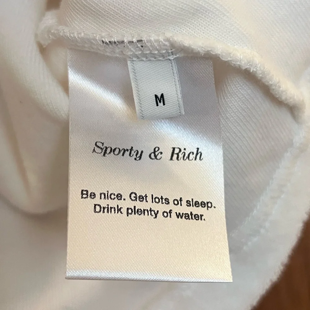 Sporty & Rich X Prince Sporty Terry Cotton Polo Sz M - Picture 12 of 13